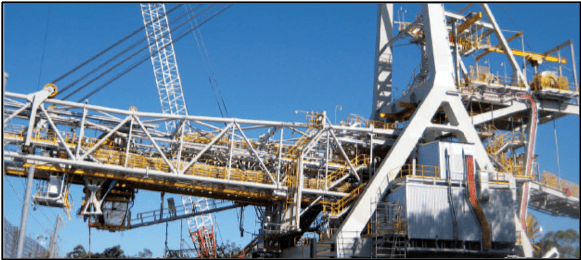 Heavy weighing ship loader at Field Engineers