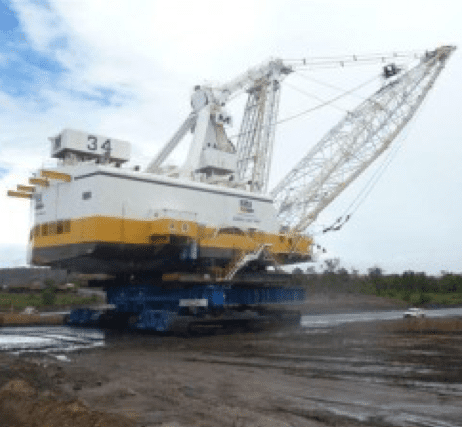 Project Management approach with with crane at Field Engineers